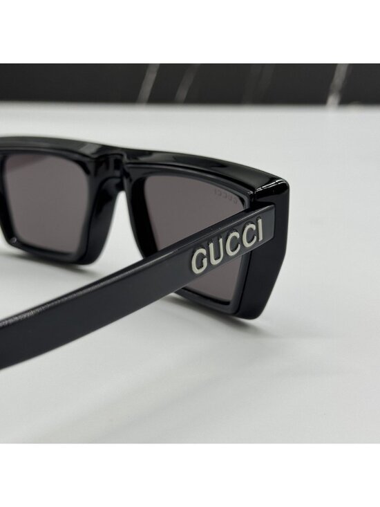 New Gucci GG1723S 001 Black Gray Unisex Sunglasses main image 9